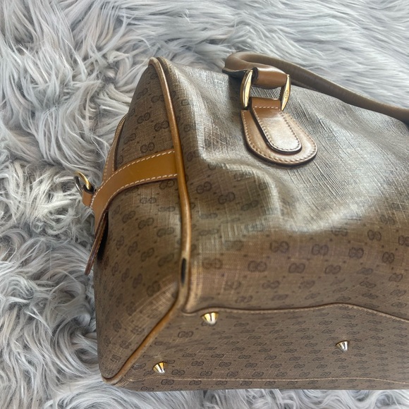 VINTAGE GUCCI BOSTON LEATHER HANDBAG - Picture 15 of 15